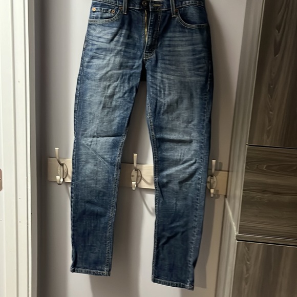 Mens Faded Blue Levi Strauss Jeans - Picture 2 of 10